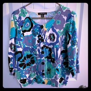 Designers Original button sweater